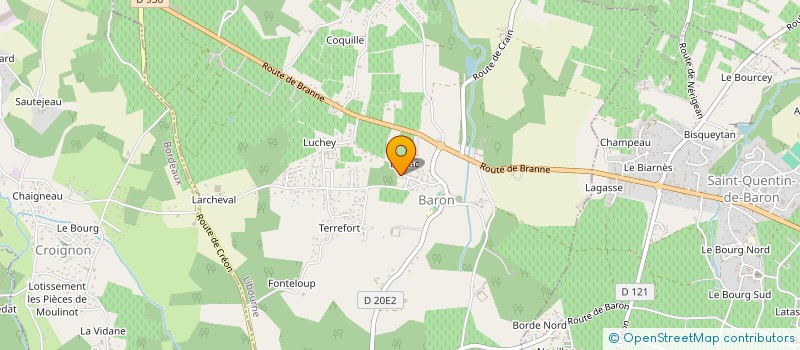 localisation de l'entreprise MADAME AUDE LACROIX  BARON