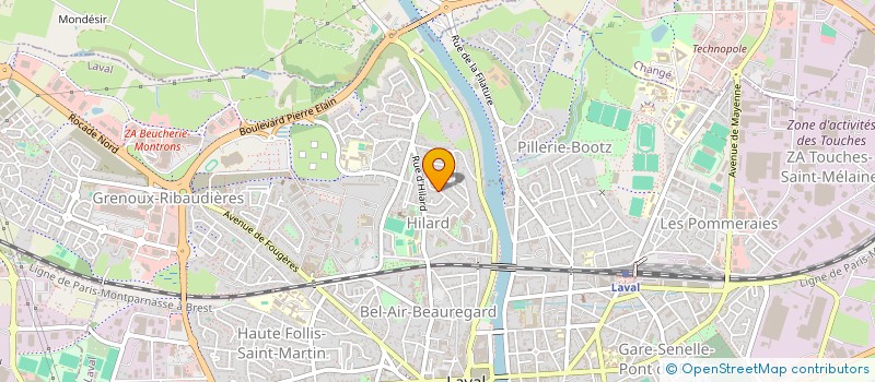 localisation de l'entreprise MADAME AUDE LANCELIN  SAINT-BERTHEVIN