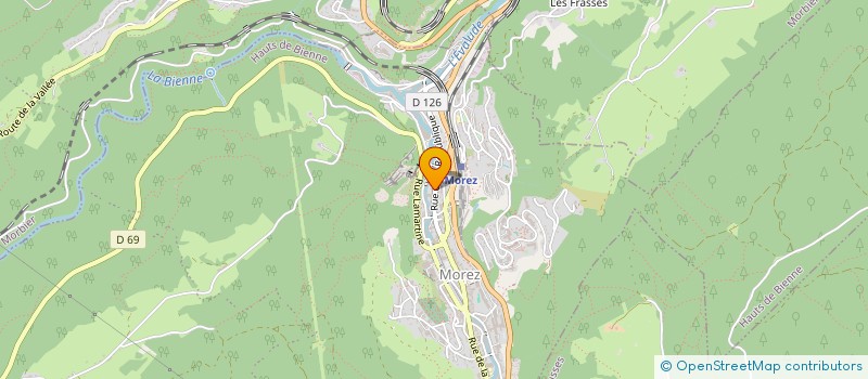 localisation de l'entreprise MADAME AUDE LAPORTE  HAUTS DE BIENNE