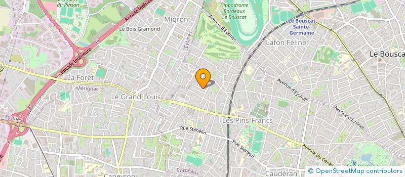 localisation de l'entreprise MADAME AUDE LASCOR  BORDEAUX