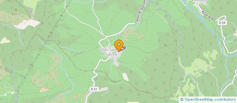localisation de l'entreprise MADAME AUDE LAUTARD  VILLAR-SAINT-ANSELME
