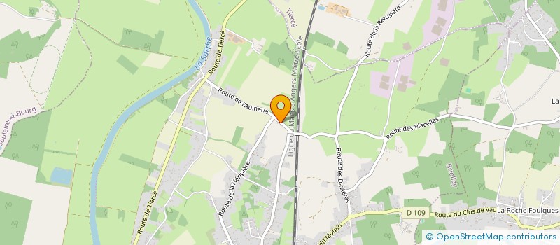 localisation de l'entreprise MADAME AUDE LE CORROLLER  BRIOLLAY