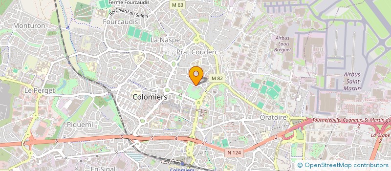 localisation de l'entreprise MADAME AUDE LE GAT à COLOMIERS