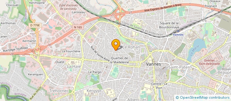 localisation de l'entreprise MADAME AUDE LE MORZADEC à VANNES