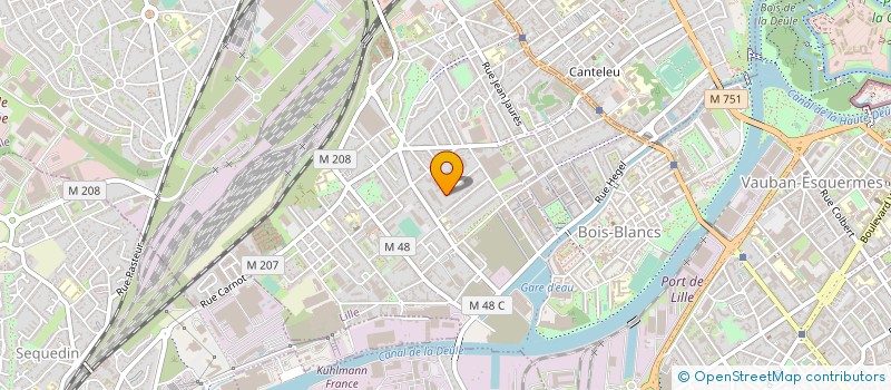 localisation de l'entreprise MADAME AUDE LECLAIRE à LILLE