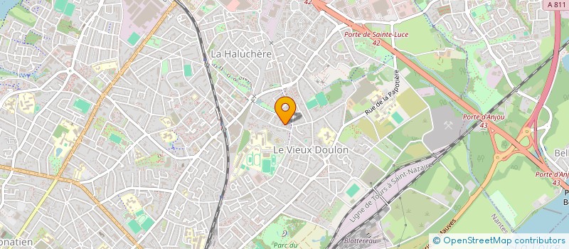 localisation de l'entreprise MADAME AUDE LECLERCQ à NANTES