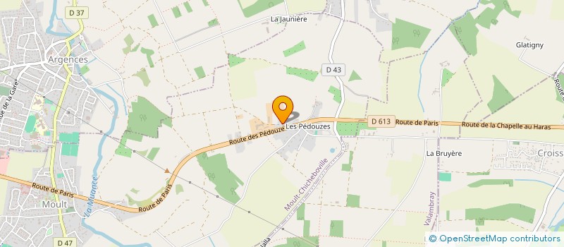 localisation de l'entreprise MADAME AUDE LEFEUVRE  MERY-BISSIERES-EN-AUGE