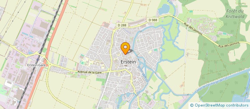 localisation de l'entreprise MADAME AUDE LEHMANN à ERSTEIN