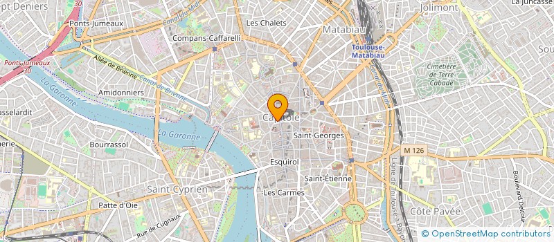 localisation de l'entreprise MADAME AUDE LELOUVIER  TOULOUSE