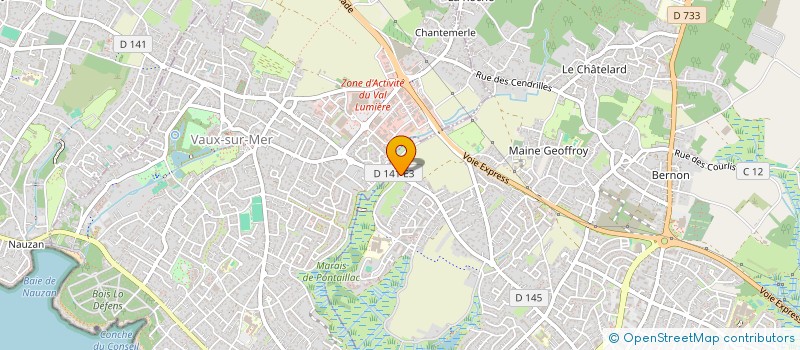 localisation de l'entreprise MADAME AUDE LHERMITE  ROYAN