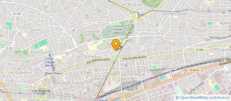 localisation de l'entreprise MADAME AUDE LHOTELAIS  LE HAVRE