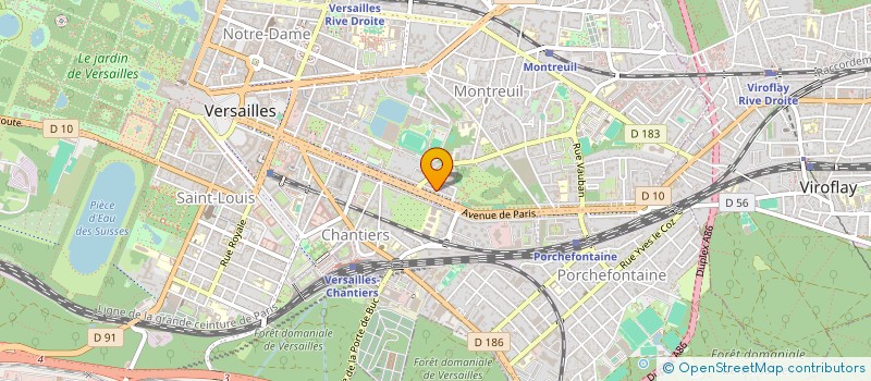 localisation de l'entreprise MADAME AUDE-LINE MACE à VERSAILLES