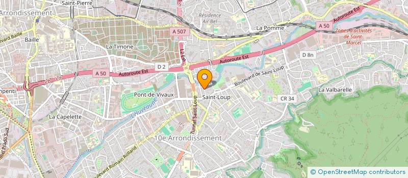 localisation de l'entreprise MADAME AUDE LLINAS à MARSEILLE