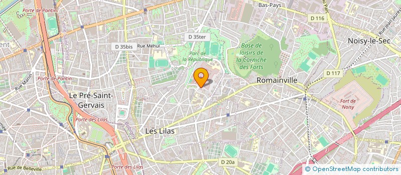 localisation de l'entreprise MADAME AUDE LOILIER à LES LILAS