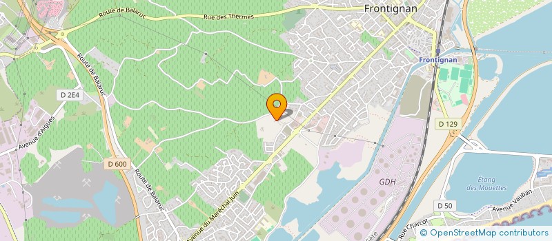 localisation de l'entreprise MADAME AUDE LOTTI à FRONTIGNAN