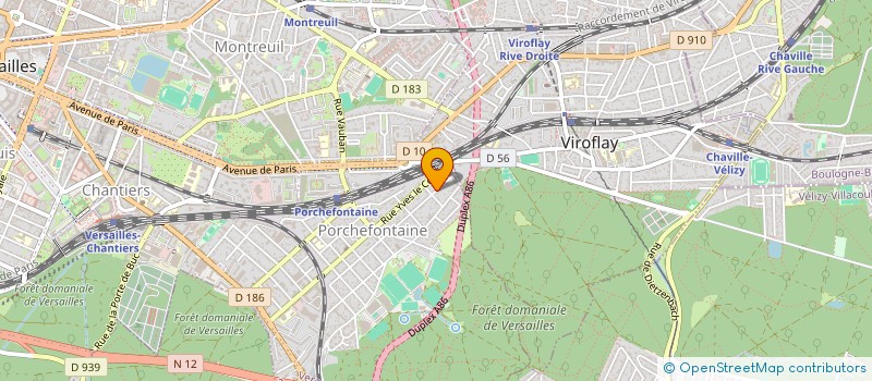 localisation de l'entreprise MADAME AUDE MARCEL  VERSAILLES
