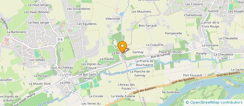 localisation de l'entreprise MADAME AUDE-MARIE GAUTIER  FONDETTES