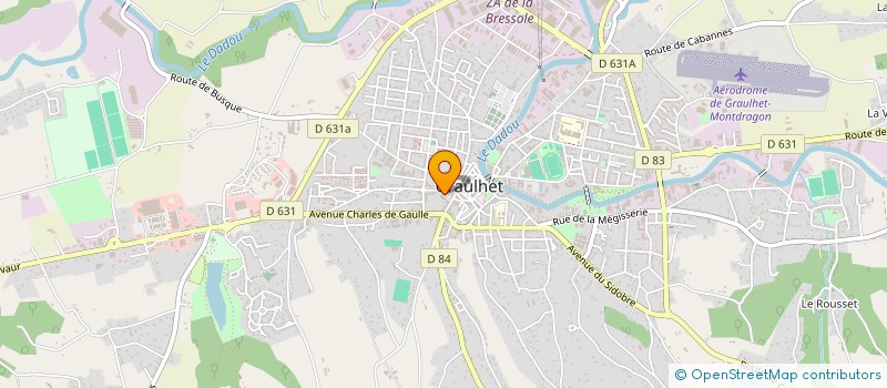 localisation de l'entreprise MADAME AUDE MARIE MALBERT  GRAULHET