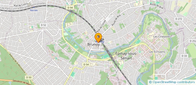 localisation de l'entreprise MADAME AUDE MARIE PECH à BRUNOY