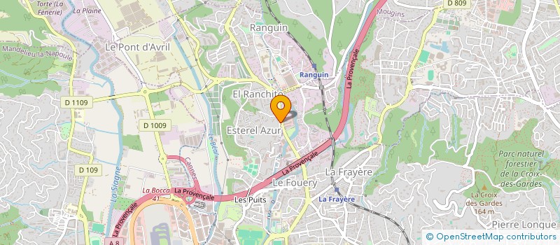 localisation de l'entreprise MADAME AUDE MARTIGNON à CANNES