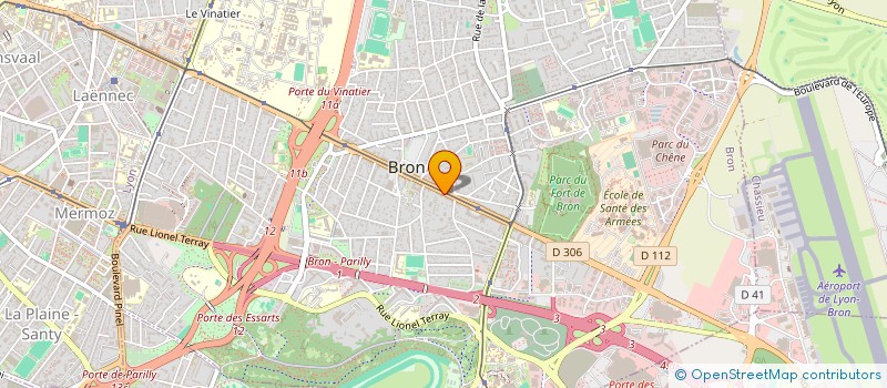 localisation de l'entreprise MADAME AUDE MARTINEZ  BRON