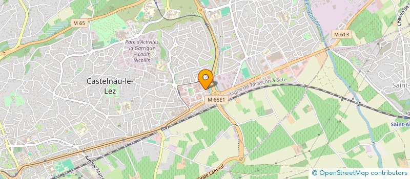 localisation de l'entreprise MADAME AUDE MARTINEZ à CASTELNAU-LE-LEZ