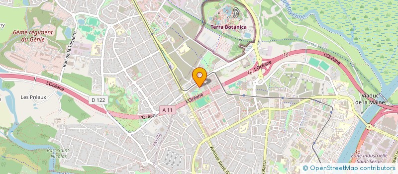 localisation de l'entreprise MADAME AUDE MARTY  ANGERS