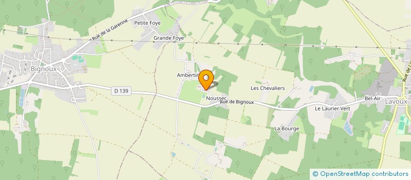 localisation de l'entreprise MADAME AUDE MASSE  LAVOUX