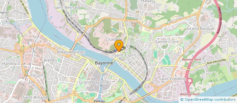 localisation de l'entreprise MADAME AUDE MATES  BAYONNE