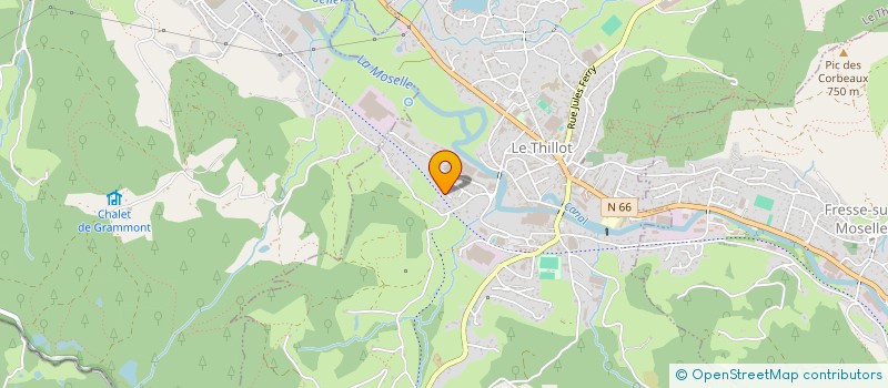 localisation de l'entreprise MADAME AUDE MATHIEU  LE THILLOT