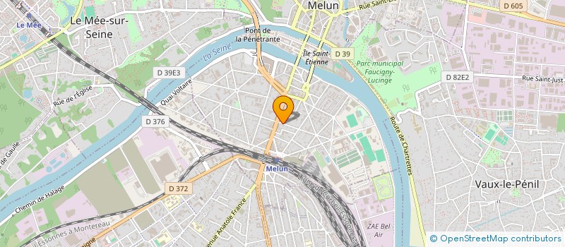 localisation de l'entreprise MADAME AUDE MATIVON à MELUN