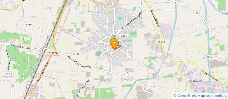 localisation de l'entreprise MADAME AUDE MAURIN  ROGNONAS