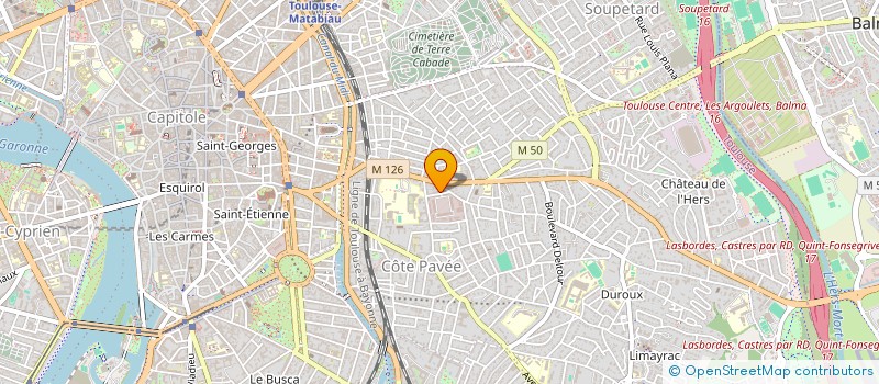 localisation de l'entreprise MADAME AUDE MAZA à TOULOUSE