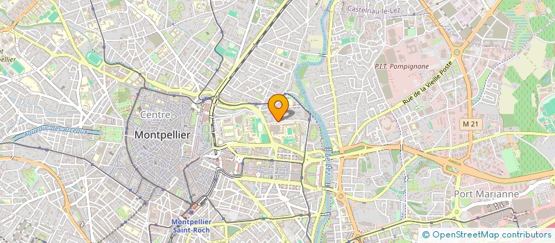 localisation de l'entreprise MADAME AUDE MENEZ à MONTPELLIER