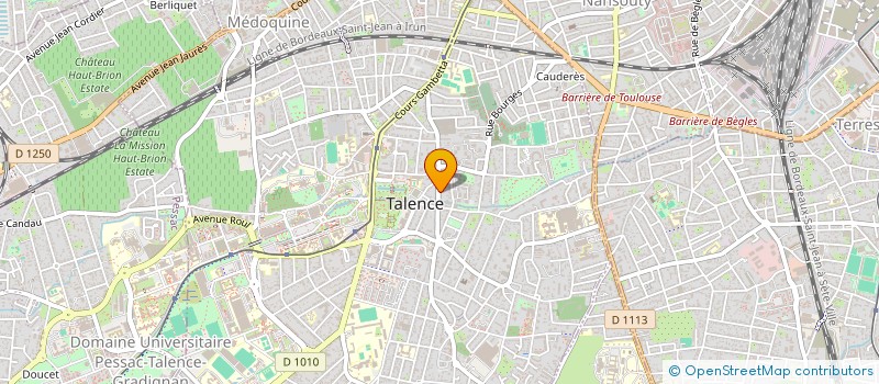 localisation de l'entreprise MADAME AUDE MERMIER  TALENCE