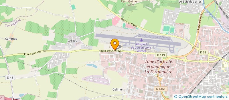 localisation de l'entreprise MADAME AUDE MEYER  CARCASSONNE