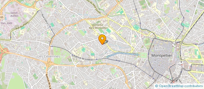 localisation de l'entreprise MADAME AUDE MICHEL à MONTPELLIER