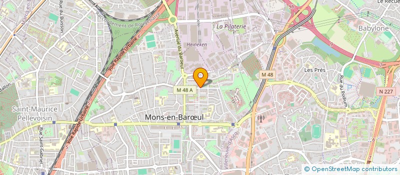 localisation de l'entreprise MADAME AUDE MIGNOLET  MONS-EN-BARUL