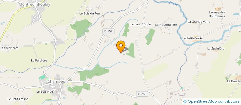 localisation de l'entreprise MADAME AUDE MITHOUARD  CHAMPEON