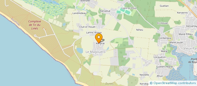 localisation de l'entreprise MADAME AUDE MODICOM à PLOUHINEC