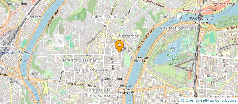 localisation de l'entreprise MADAME AUDE MOINE à LYON