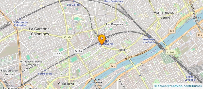 localisation de l'entreprise MADAME AUDE MOLIA à COURBEVOIE