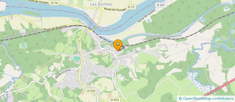 localisation de l'entreprise MADAME AUDE MONGABURU  HASPARREN