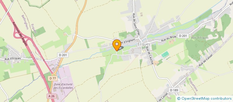 localisation de l'entreprise MADAME AUDE MONSTERLET  ECQUES