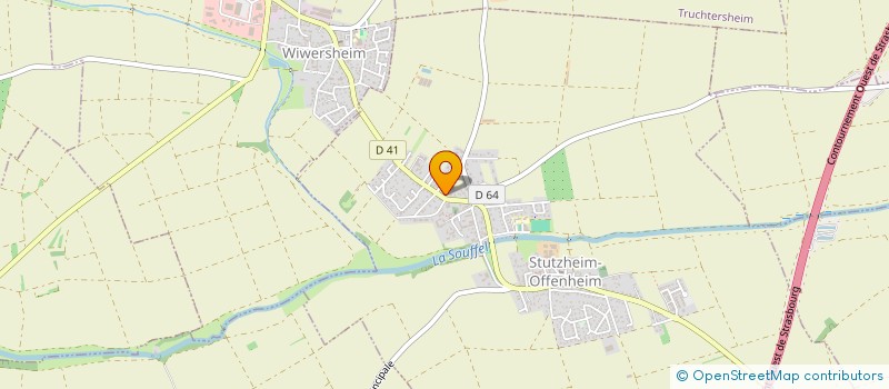 localisation de l'entreprise MADAME AUDE MORAIS  STUTZHEIM-OFFENHEIM