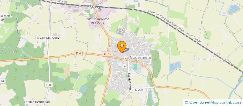 localisation de l'entreprise MADAME AUDE MORDA  LA GOUESNIERE