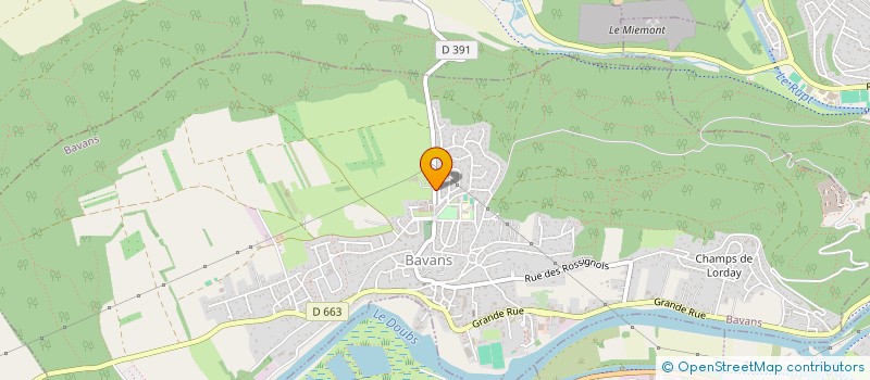 localisation de l'entreprise MADAME AUDE MOREY  PRESENTEVILLERS