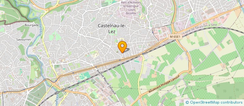 localisation de l'entreprise MADAME AUDE MORIN à CASTELNAU-LE-LEZ