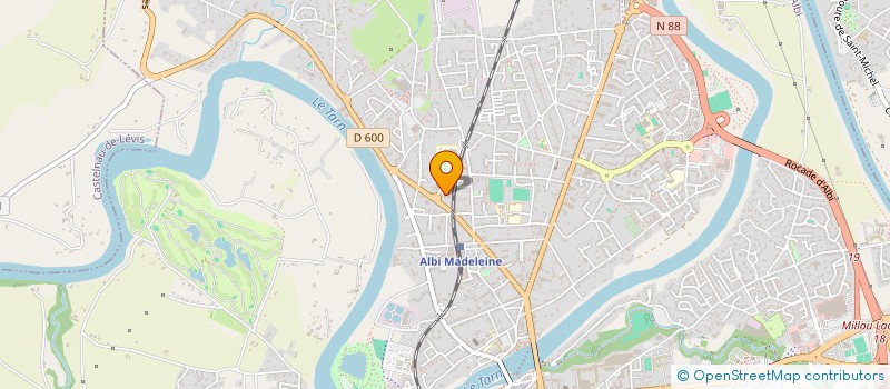 localisation de l'entreprise MADAME AUDE MORIN à ALBI