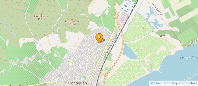 localisation de l'entreprise MADAME AUDE MOSCIPAN à FRONTIGNAN